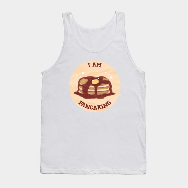 pancake! on the table (i am panicking!!!) Tank Top by jhoyfullycrafted